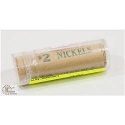 1967 RABBIT BU ROLL OF 40 MINT SEALED NICKELS