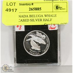 1998 CANADA BELUGA WHALE PROOF CASED SILVER HALF