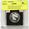 1998 CANADA BELUGA WHALE PROOF CASED SILVER HALF