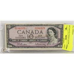 1954 BANK OF CANADA TEN DOLLAR BILL