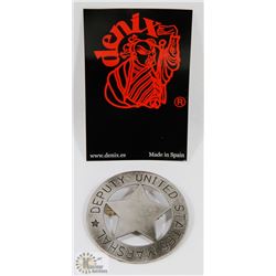 NEW METAL REPLICA DEPUTY UNITED STATES MARSHALL
