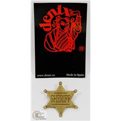 NEW METAL REPLICA SIX POINT BALL TIPPED SHERIFF