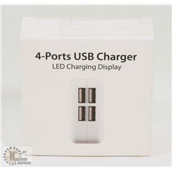 4 PORTS USB CHARGING LED CHARGING DISPLAY