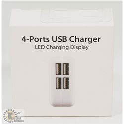 4 PORTS USB CHARGING LED CHARGING DISPLAY
