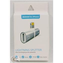 LIGHTENING SPLITTER ADAPTOR FOR IPHONE