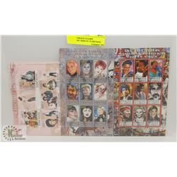 LOT OF FOREIGN STAMPS INCLUDING TRIBUTE TO MICHAEL