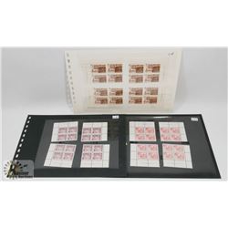 3 PAGES OF CANADIAN STAMPS VARIOUS YEARS AND VALUE