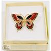 Image 1 : ENAMEL BUTTERFLY BROOCH
