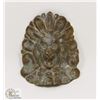 Image 1 : VINTAGE COPPER & BRASS LION ACCENT