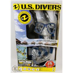 U.S. DIVERS GO PRO READY SNORKEL SET