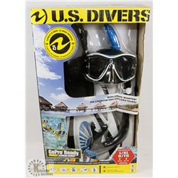 U.S. DIVERS GO PRO READY SNORKEL SET