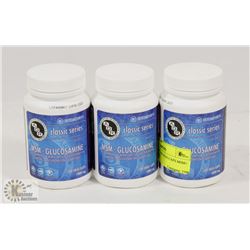 3 BOTTLES OF 100 VEGI-CAPS MSM+ GLUCOSAMINE