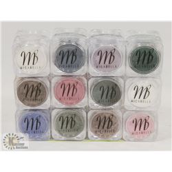 12 ASSORTED MICABELLA SHIMMER POWDER