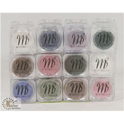 12 ASSORTED MICABELLA SHIMMER POWDER