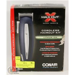 24PC CONAIR FOR MEN MAX CUT CORDLESS HAIR CUT KIT