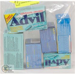 BAG OF ASSORTED ADVIL AND ALEVE