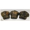 Image 1 : LOT OF 3 NEW MOSSY OAK ADJUSTABLE SIZE BALL CAPS