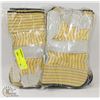 Image 1 : 2 BUNDLES OF 70% LEATHER WORK GLOVES