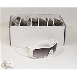 BOX OF FENDI STYLE WHITE DESIGNER SUNGLASSES