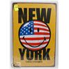 Image 1 : NEW 12" X 8" NEW YORK METAL SIGN
