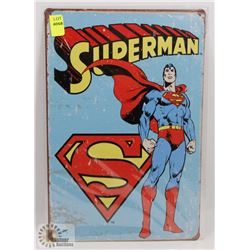 NEW 12" X 8" SUPERMAN METAL SIGN