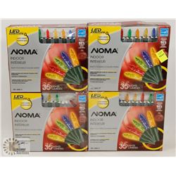 4 BOXES OF NOMA INDOOR LED LIGHTS