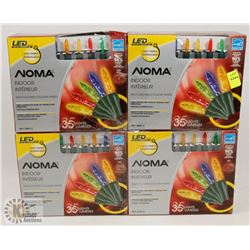 4 BOXES OF NOMA INDOOR LED LIGHTS