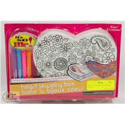 NEW KIDS HEART JEWELRY BOX CRAFT
