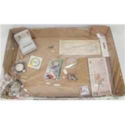 FLAT OF JEWELRY AND COLLECTIBLES