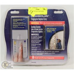 FINGERPRINT KEYLESS ENTRY GARAGE