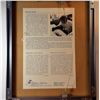 Image 2 : 9)  SIGNED UNDER GLASS, FRAMED & MATTED