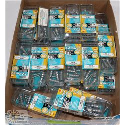 20 NEW PACKS OF E Z ANCHORS HARDWARE