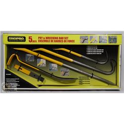 5 PCS PRY & WRECKING BAR SET