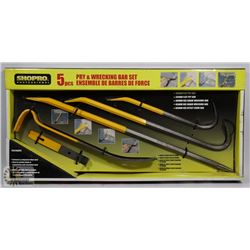 5 PCS PRY & WRECKING BAR SET