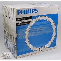 8 NEW CIRCLE LIGHT BULBS