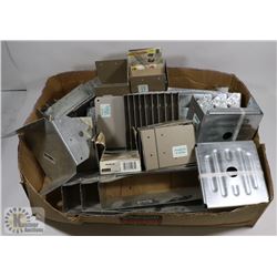 FLAT NEW ASSORTED POST ANCHORS & JOIST HANGERS