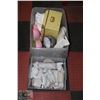 Image 1 : 2 ESTATE TOTES INCLUDING CHRISTMAS DECORATIONS,
