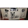 Image 1 : LOT OF 3 SHOWHOME DOG THEME WALL ART