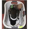 Image 1 : LAUNDRY BASKET WITH KEURIG MACHINE AND PODS