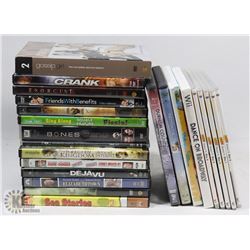 BOX OF DVDS INCLUDING GOSSIP GIRL, DUMB AND DUMBER