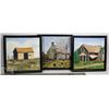 Image 1 : 3 ORIGINAL OIL PAINTINGS ON CANVAS FARMHOUSE PICS