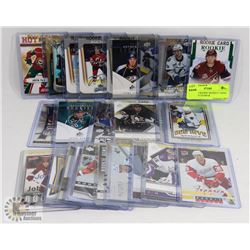 LOT OF 25 ROOKIE HOCKEY CARDS - ASSORTED YEARS &