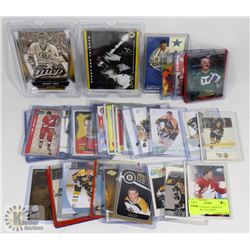 LOT OF 41 HOCKEY CARDS INCL BOBBY ORR AND GORDIE