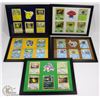 Image 1 : LOT OF 5 POKÉMON FRAMED CARD PICTURES.