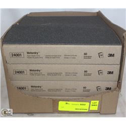 CASE OF WETORDRY ABRASIVE PAPER SHEETS