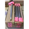 Image 1 : 4000+ 3FT WIRE-STAFF FLAGS(PINK)