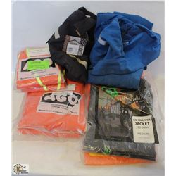 FLAT OF SAFETY WEAR WORK GEAR