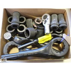 FLAT OF 3/4" DRIVE JET SOCKET WRENCH HEAD &