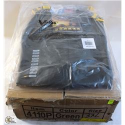 CASE (12)OF GREEN JOURNEYMAN BIB OVERALLS S:3XL