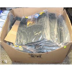 BOX OF ASSORTED SIZE GREEN JOURNEYMAN BIB OVERALL